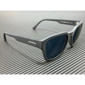 Emporio Armani Matte Blue Mens Sunglasses
